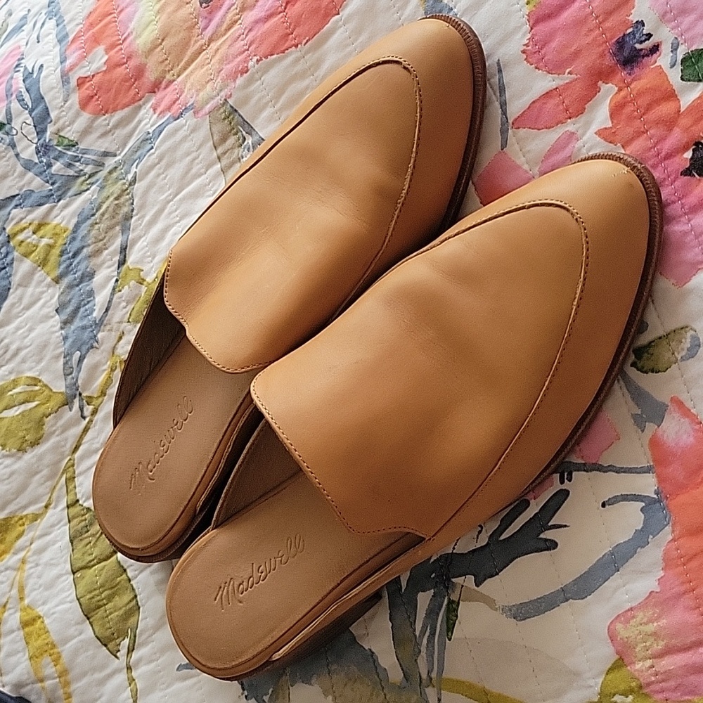 Madewell Leather Mules Flats